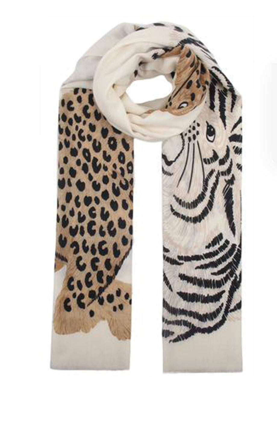 Animal print scarf