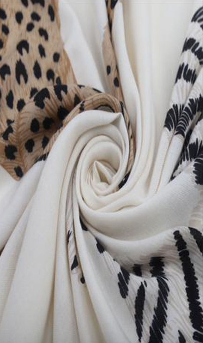 Animal print scarf