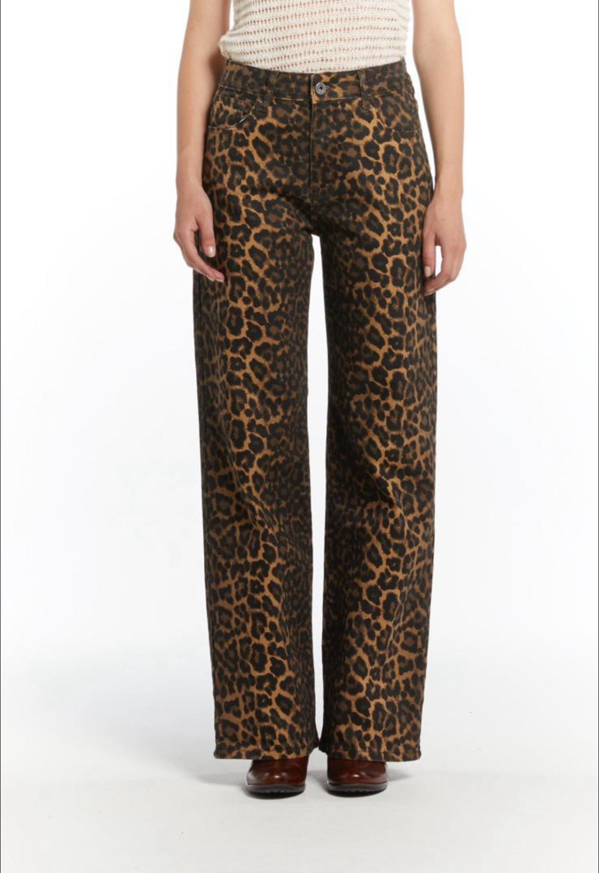 Animal Print Jeans